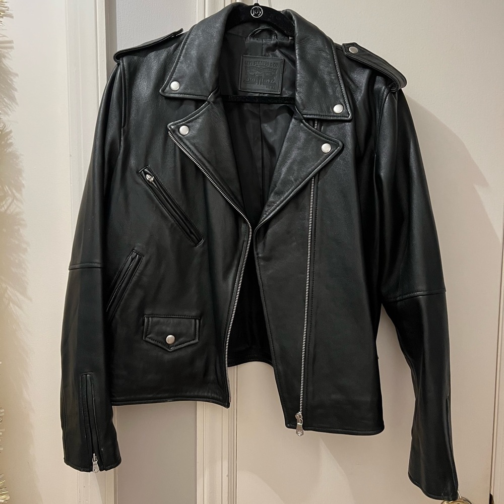 Levi’s Leather Moto Jacket - XL